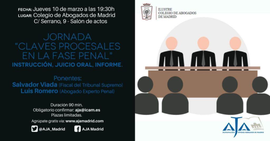 Claves procesales en la fase penal